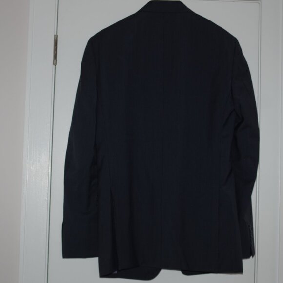 Bartorelli Napoli Classic blue checks Wool  Men's Blazer Italy size 48 - Picture 7 of 9